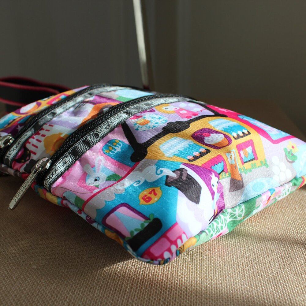 Lesportsac 3 zipper crossbody bag - Picture 8 of 11